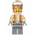 Minifig sw696 : Soldat de la résistance (moustache, veste beige, 75131)