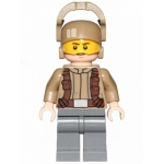 Minifig sw697 : Soldat de la résistance (veste beige foncée, 75131)