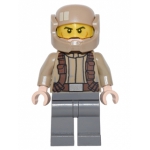 Minifig sw720 : Soldat de la résistance (veste beige, sourcils foncés)