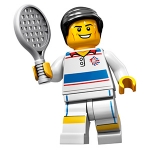 Minifig tgb005 : Le joueur de tennis
