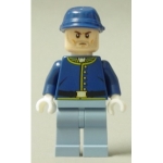 Minifig tlr020 : Soldat de la cavalerie (sourcils marrons, barbe)