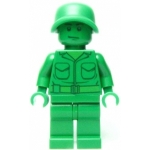 Minifig toy001 : Petit soldat vert