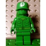 Minifig toy002 : Petit soldat vert (médecin avec sac à dos)